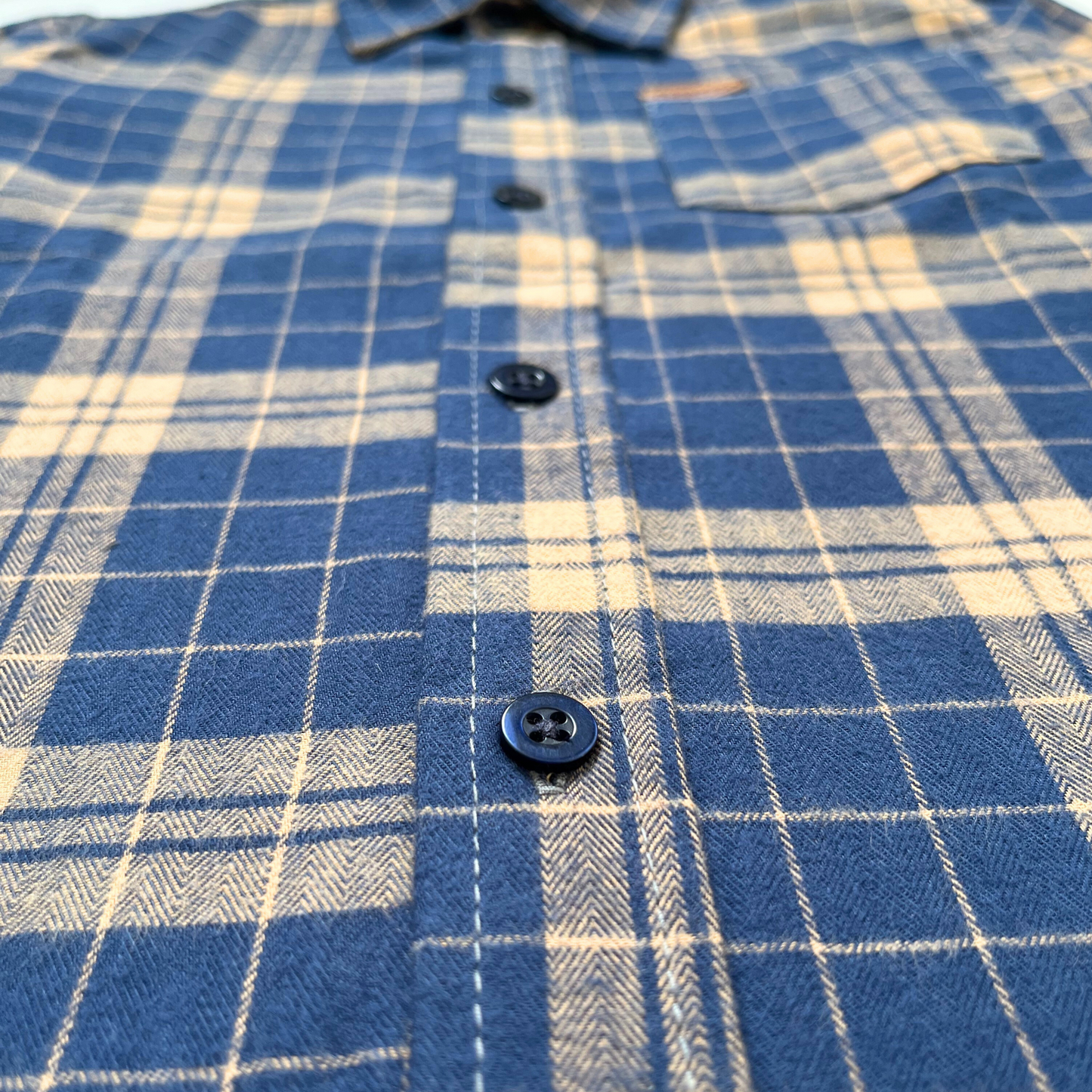 Camisa leñadora - Azul/beige