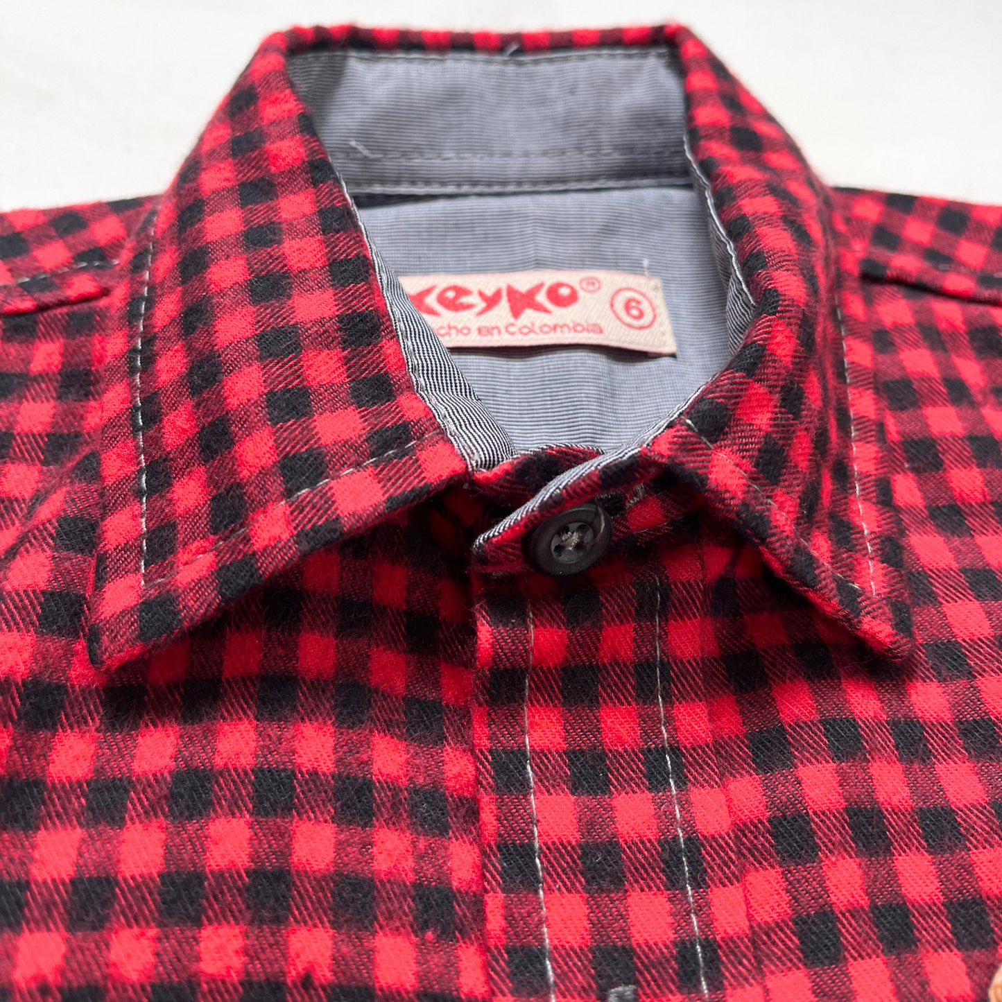 Camisa leñadora - Rojo/negro