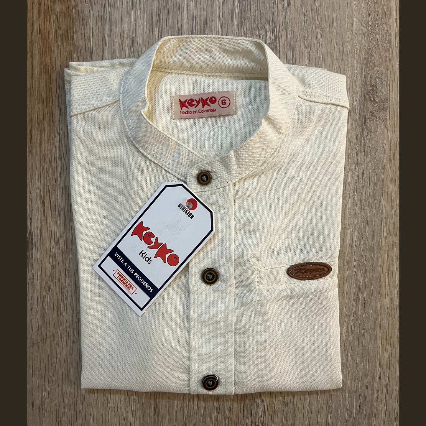 Camisa lino - Marfil