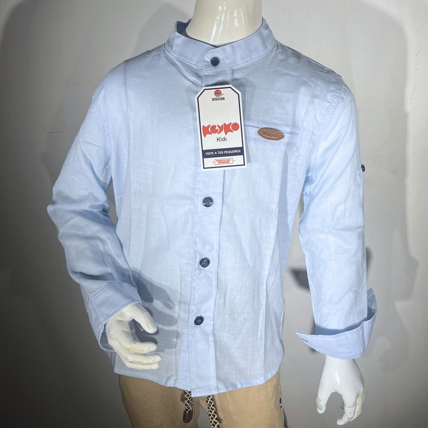 Camisa lino - azul