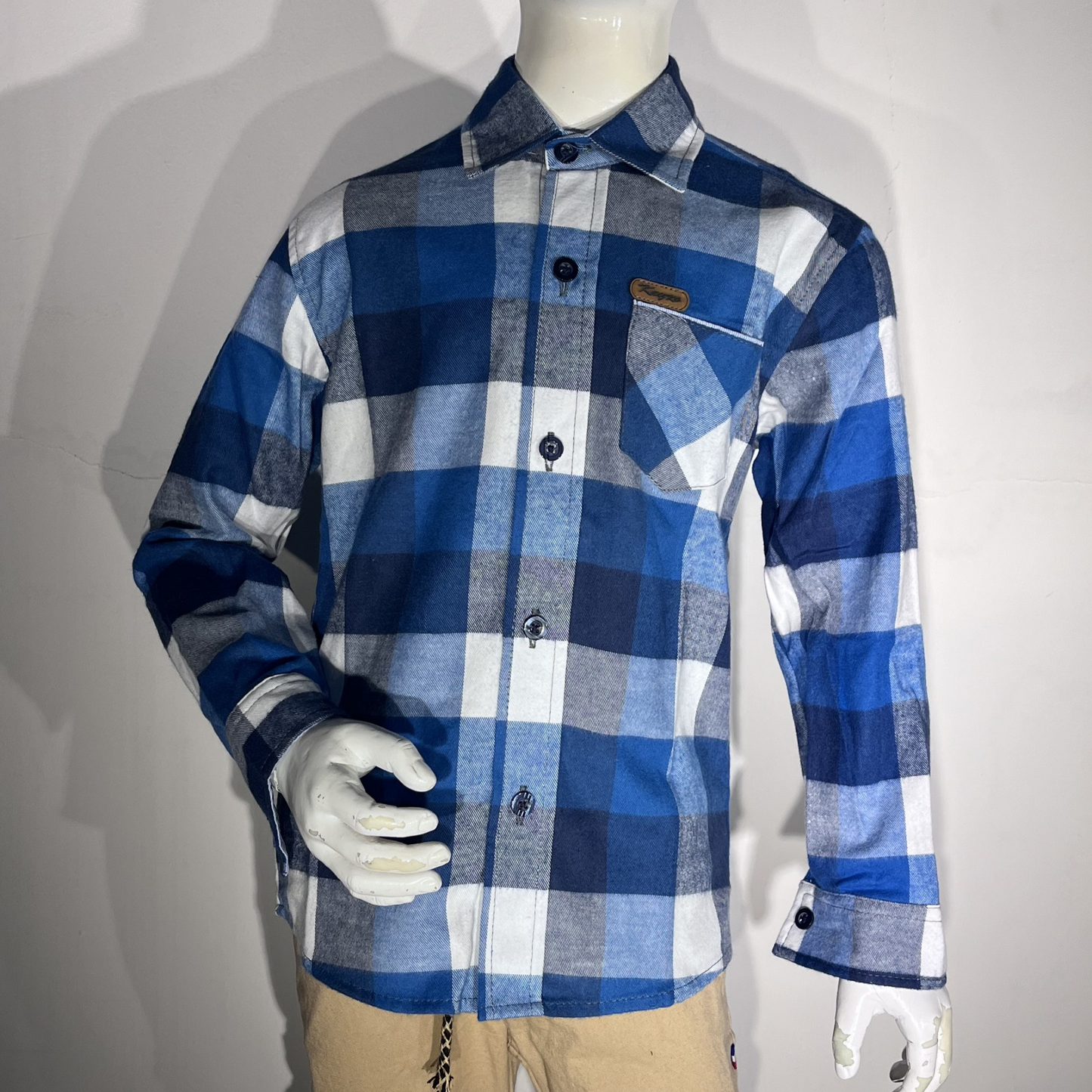 Camisa leñadora - Azul