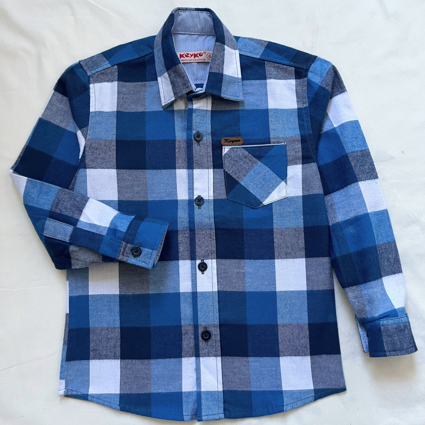Camisa leñadora - Azul