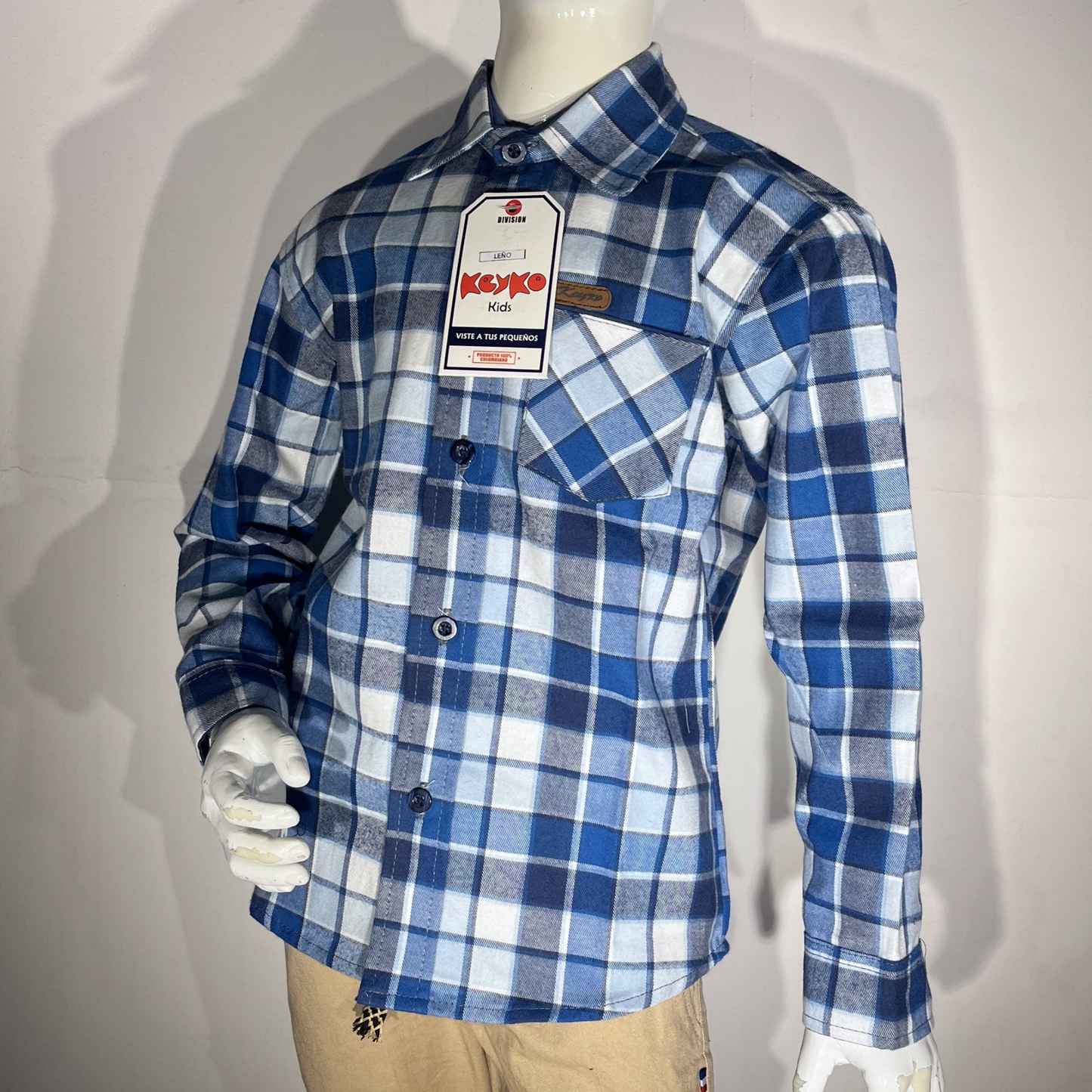 Camisa leñadora - Azul 2