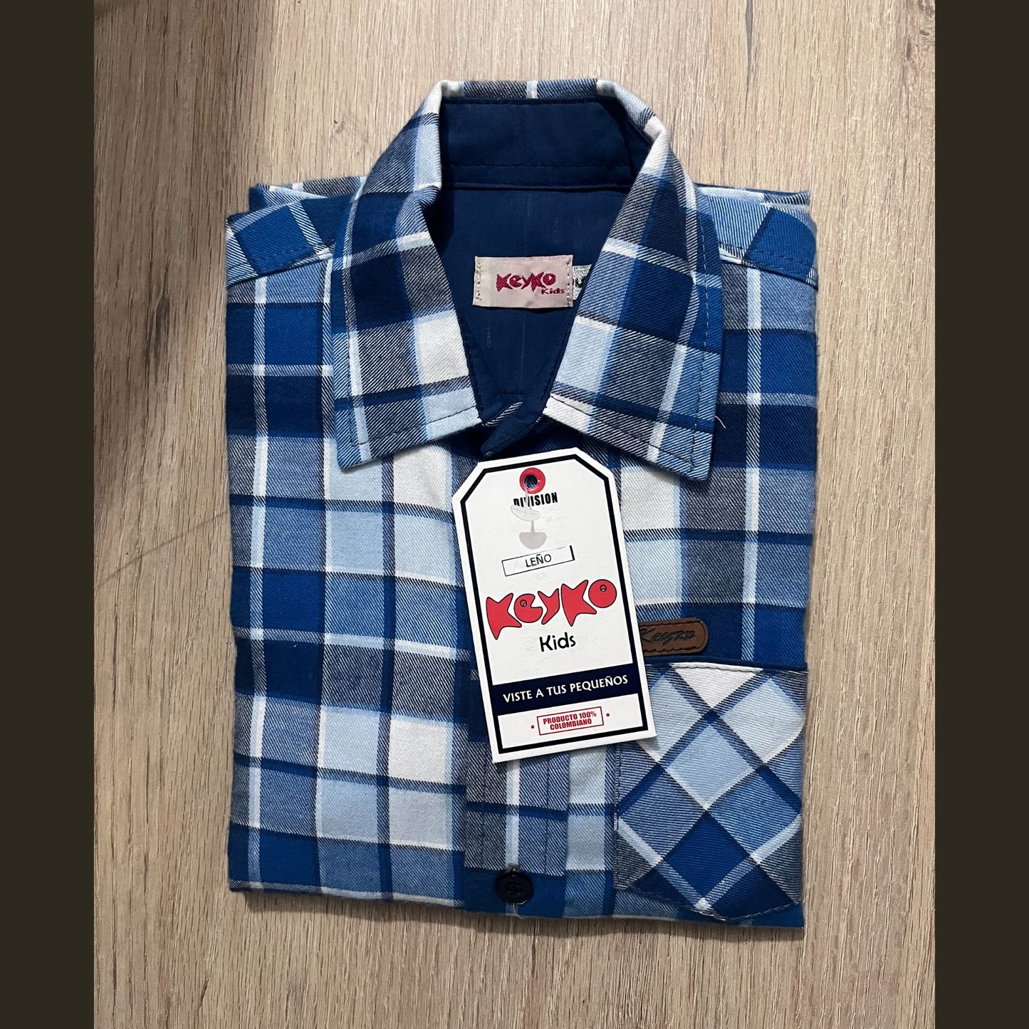 Camisa leñadora - Azul 2
