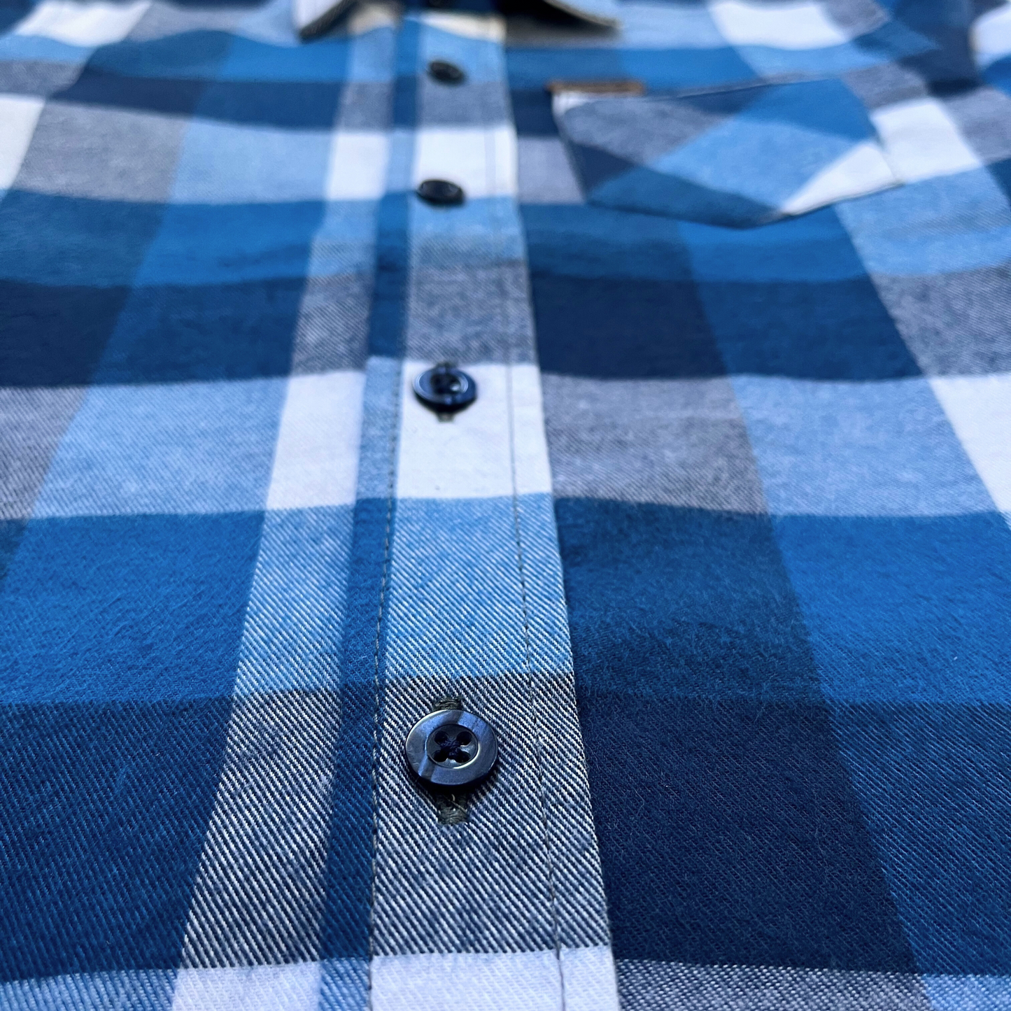 Camisa leñadora - Azul