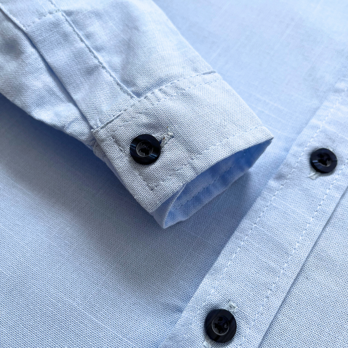 Camisa lino - azul