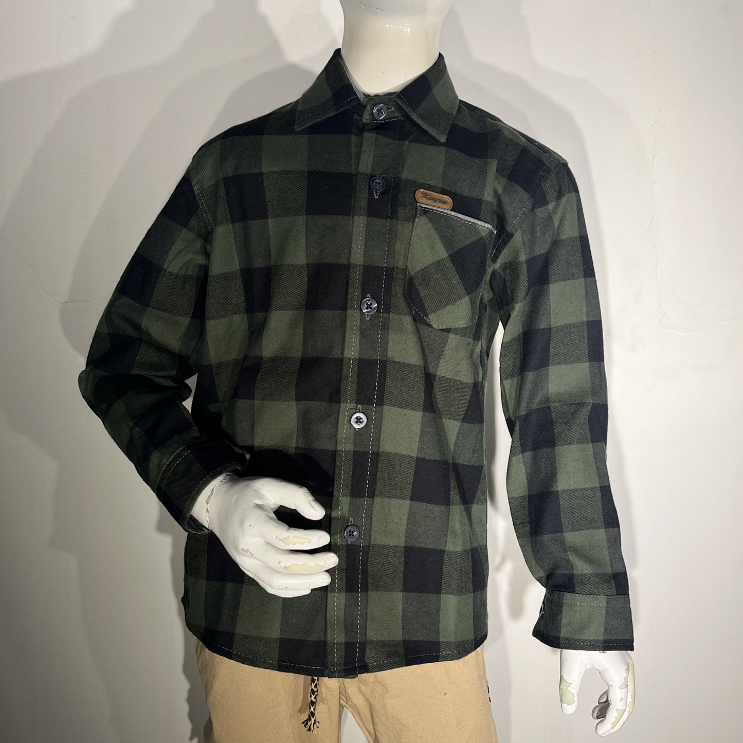 Camisa leñadora - Verde/negro
