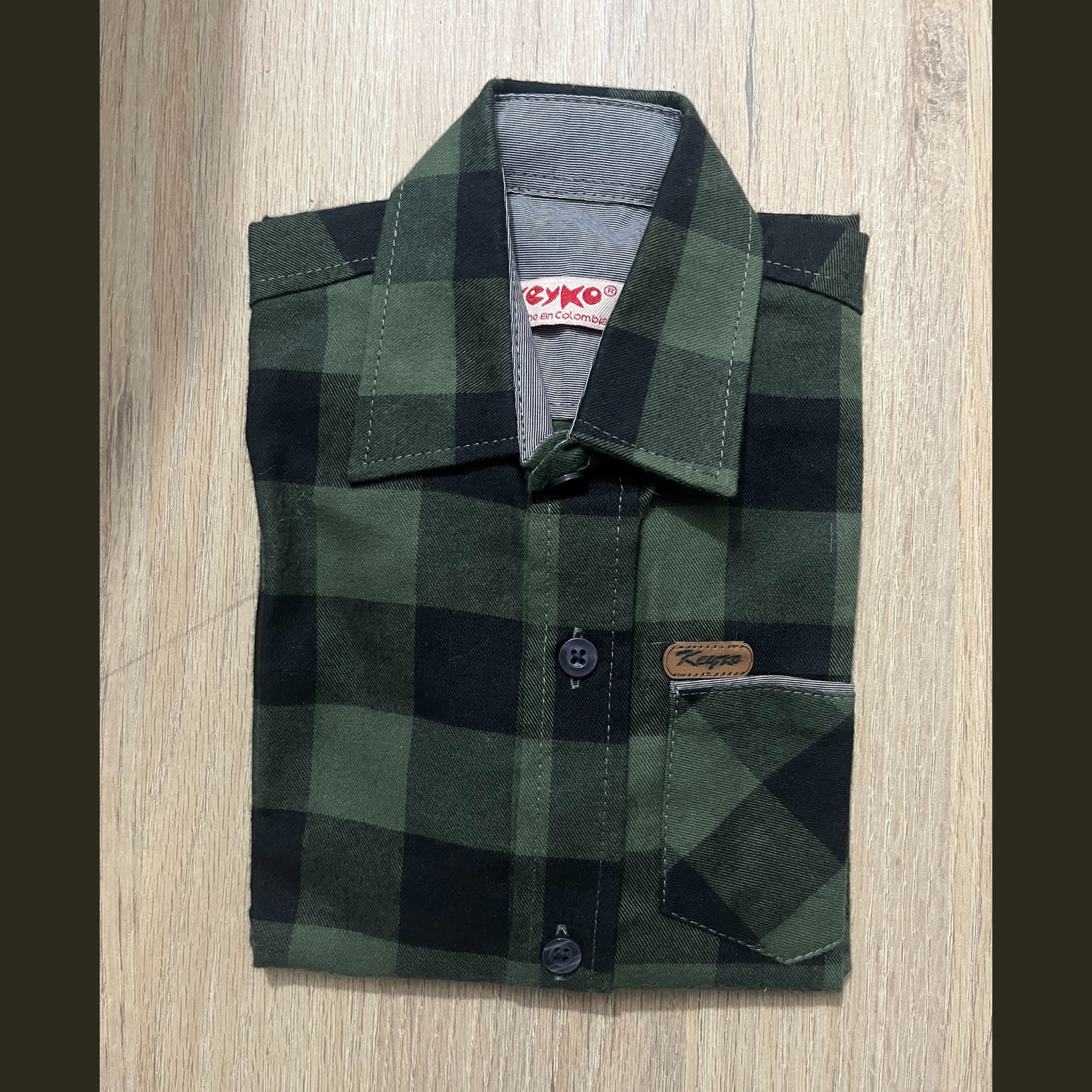 Camisa leñadora - Verde/negro