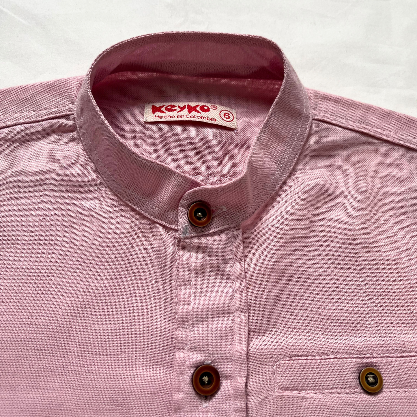 Camisa lino - Rosada