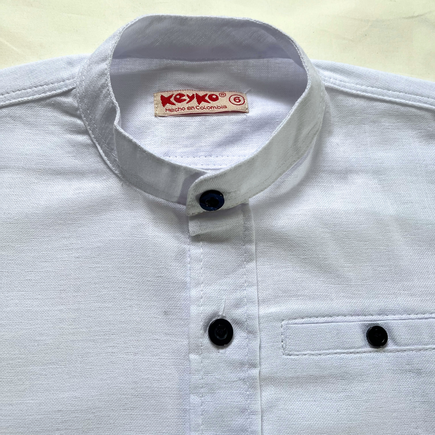 Camisa lino - blanco