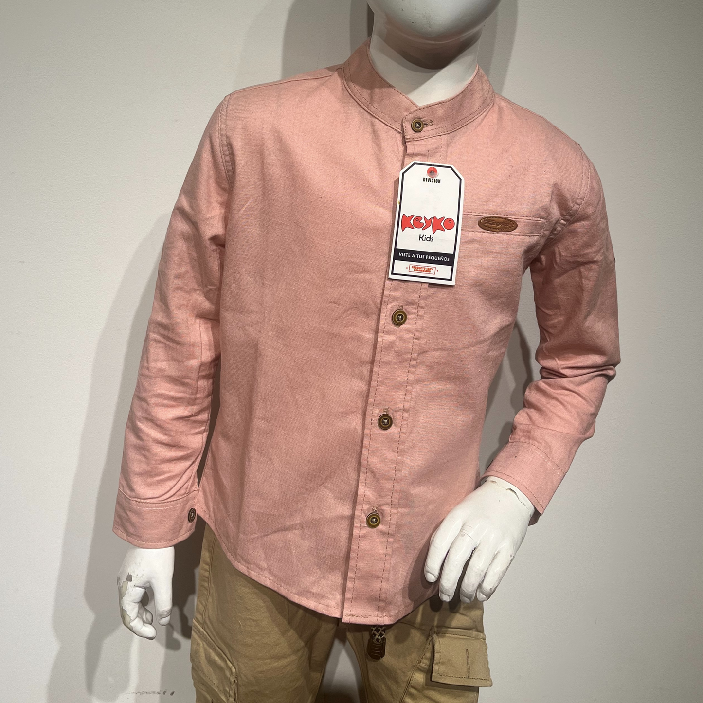 Camisa lino - Rosada