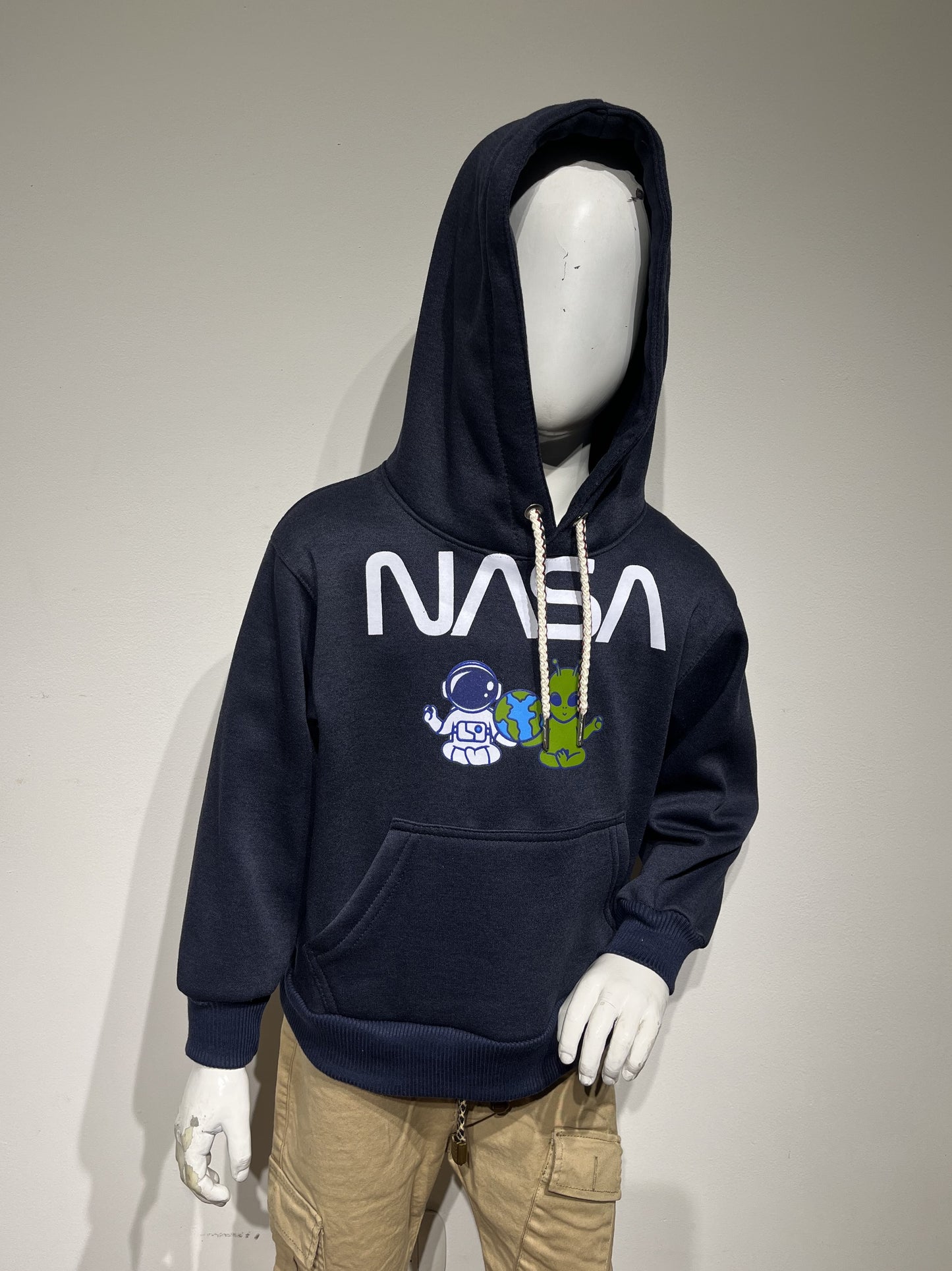 Hoodie para niños - Azul oscuro (Nasa)