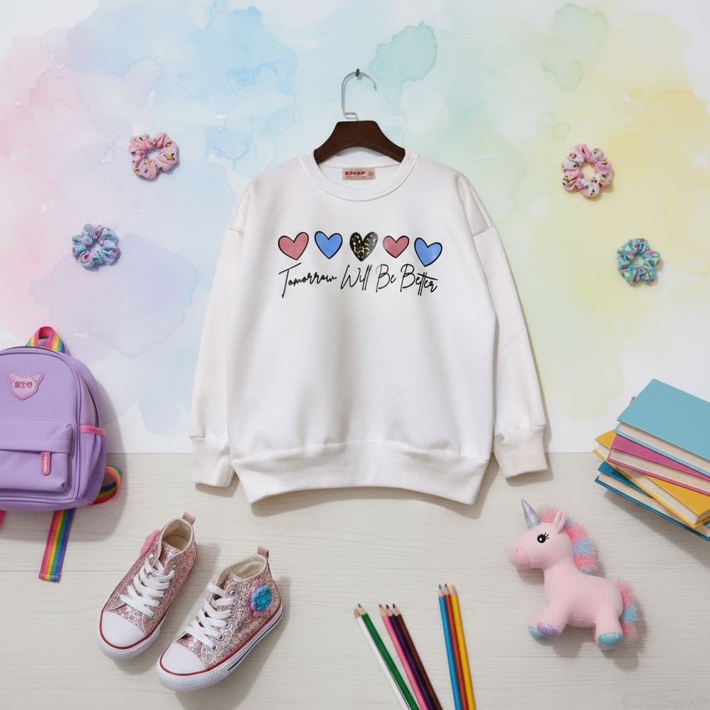 Buzo para niña - Marfil
