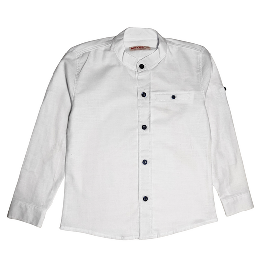 Camisa lino - blanco