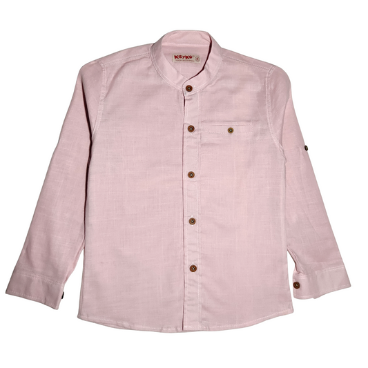 Camisa lino - Rosada