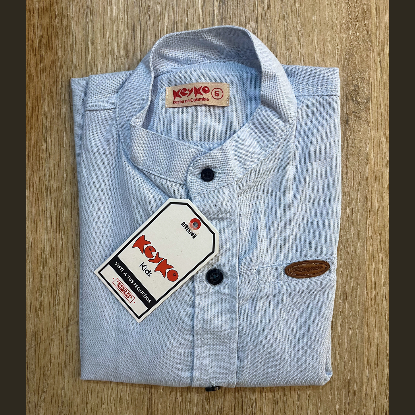Camisa lino - azul