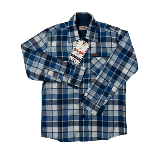 Camisa leñadora - Azul 2