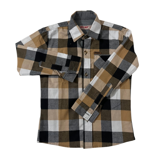 Camisa leñadora - Beige