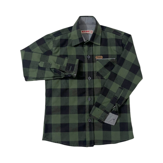 Camisa leñadora - Verde/negro