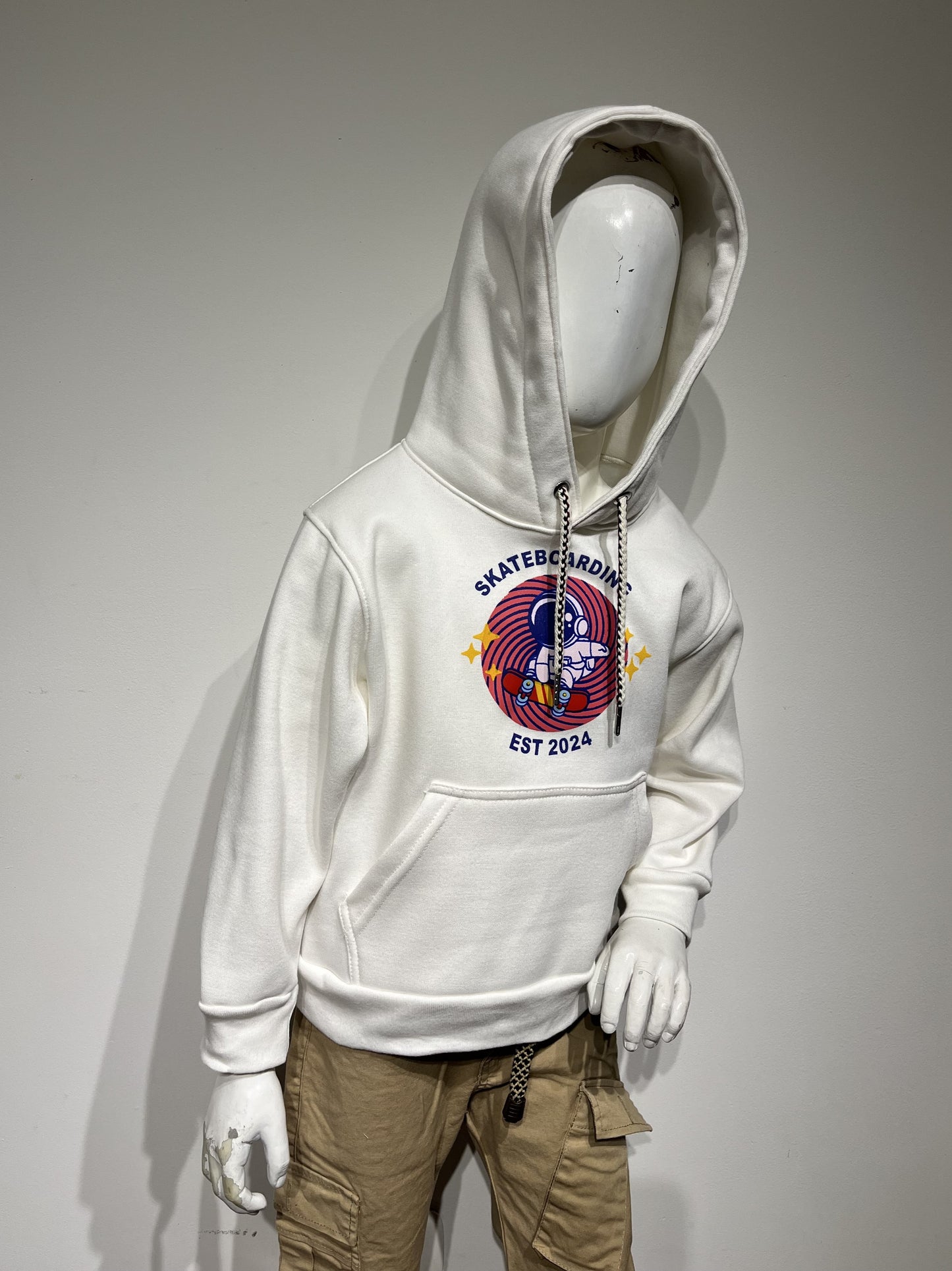 Hoodie para niños - Marfil